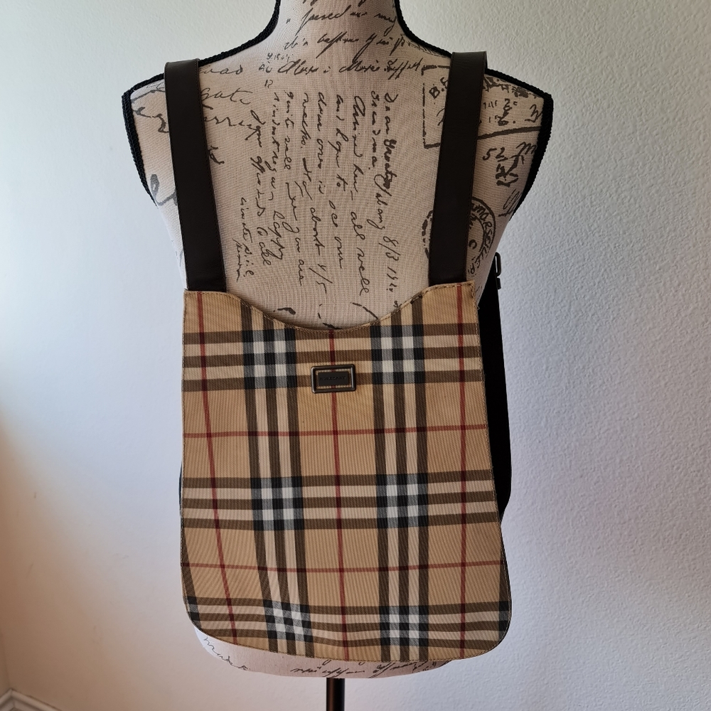 Burberry Nova Check Backpack Bag Biege/Brown